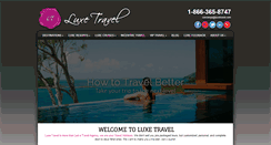 Desktop Screenshot of luxetravel.com